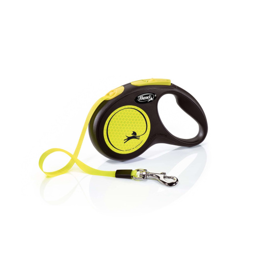 KERBL CAN AGRI DOG LEASH FLEXI CLASSIC NEON YELLOW SIZE L