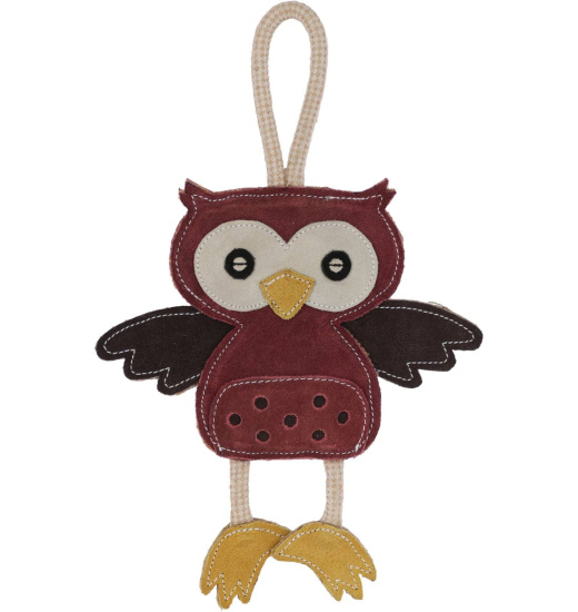 KERBL KERBL DOG TOY OWL LEATHER 31 CM