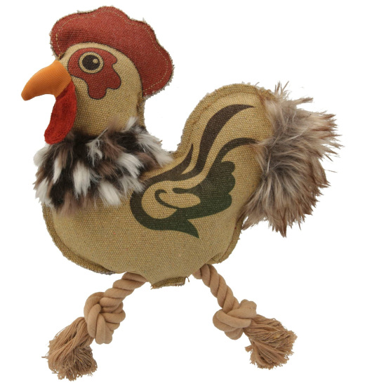 KERBL KERBL DOG TOY ROOSTER KARL WITH SQUEAKER 24 CM