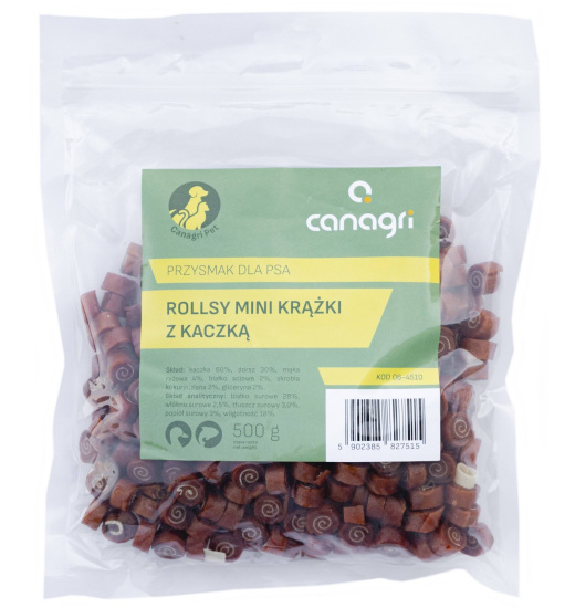 CAN AGRI CAN AGRI DOG TREAT ROLLSY MINI DUCK RINGS