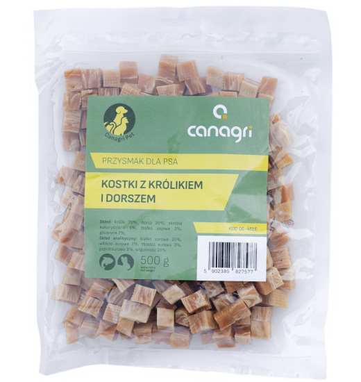 CAN AGRI CAN AGRI PRZYSMAK DLA PSA KOSTKI Z KR&Oacute;LIKIEM I DORSZEM