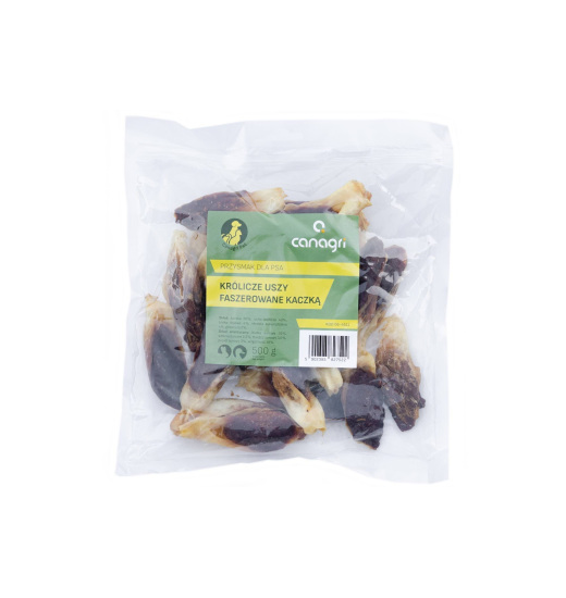 CAN AGRI CAN AGRI PRZYSMAK DLA PSA KR&Oacute;LICZE USZY FASZEROWANE KACZKĄ
