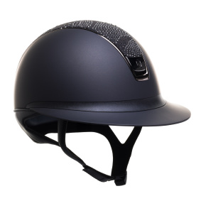 SAMSHIELD HELMET MISS SHIELD 2.0 SHADOWMATT / CRYSTAL INTARSIA / BLACK CHROME / BLACK