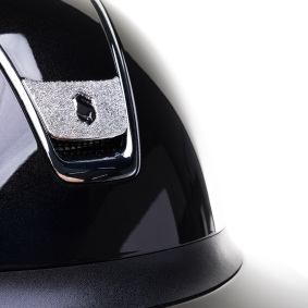 SAMSHIELD MISS SHIELD 2.0 GLOSSY / CRYSTAL FABRIC SILVER BLAZON / CHROME / CZARNY