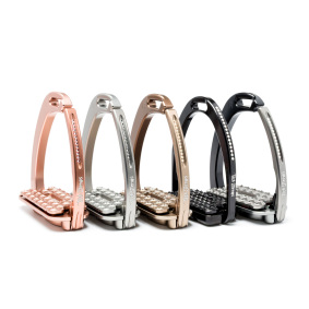 TECH STIRRUPS STRZEMIONA JEŹDZIECKIE Z AMORTYZACJĄ VENICE PLUS EVO SWAROVSKI