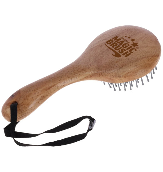 Magic Brush MAGIC BRUSH DREWNIANA SZCZOTKA DO GRZYWY I OGONA DLA KONIA 22 CM