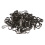 Covalliero COVALLIERO SILICONE HORSE MANE RUBBER BANDS 500 PCS BLACK