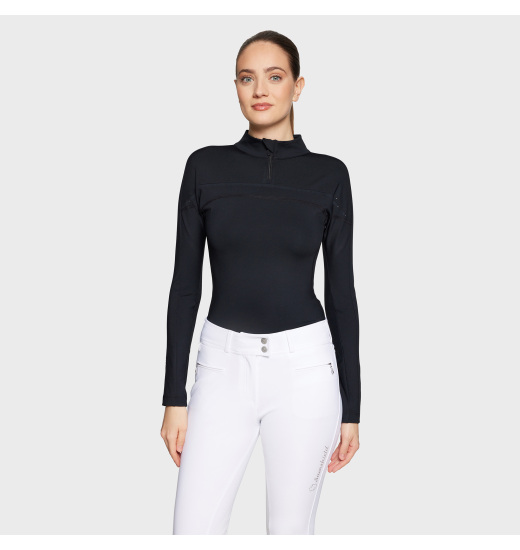 Samshield SAMSHIELD AMBER TRENINGOWY TOP JEŹDZIECKI Z DŁUGIM RĘKAWEM DAMSKI