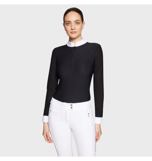 Samshield SAMSHIELD ANOUCHKA WOMEN'S COMPETITION RIDING SHIRT SWAROVSKI