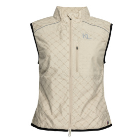 KINGSLAND JEAN LADIES' EQUESTRIAN WARM UP BODYWARMER BEIGE
