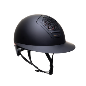 FREEJUMP VORONOI EQUESTRIAN HELMET MATTE WITH WIDE VISOR ROSE GOLD