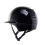 FREEJUMP VORONOI EQUESTRIAN HELMET GLOSSY WITH WIDE VISOR CATECHU BLACK