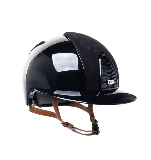 KEP Italia KEP ITALIA CROMO 2.0 POLISH KASK JEŹDZIECKI SUEDE PANELS / BEIGE CHIN CZARNY