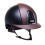 KEP Italia KEP ITALIA CROMO 2.0 TEXTILE KASK JEŹDZIECKI CHROME/BROWN LEATHER INSERTS VISOR CHIN CZARNY