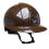 KEP ITALIA CROMO 2.0 DIAMOND WHITE CRYSTALS SUEDE BROWN RIDING HELMET