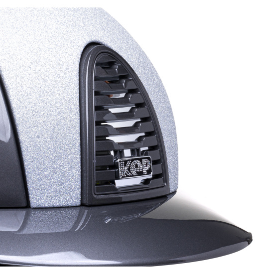 KEP Italia KEP ITALIA CROMO 2.0 POLISH STAR SILVER FRONT GREY HELMET