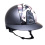 KEP ITALIA CROMO 2.0 TEXTILE PEGASUS INSERTS/CRYSTALS SILVER NIGHT GREY HELMET