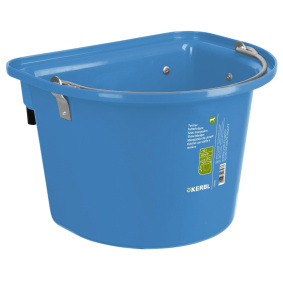 KERBL FEED BUCKET FOR HORSES 12 L LIGHT BLUE