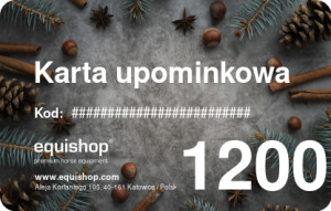  Świąteczna karta upominkowa z szyszkami